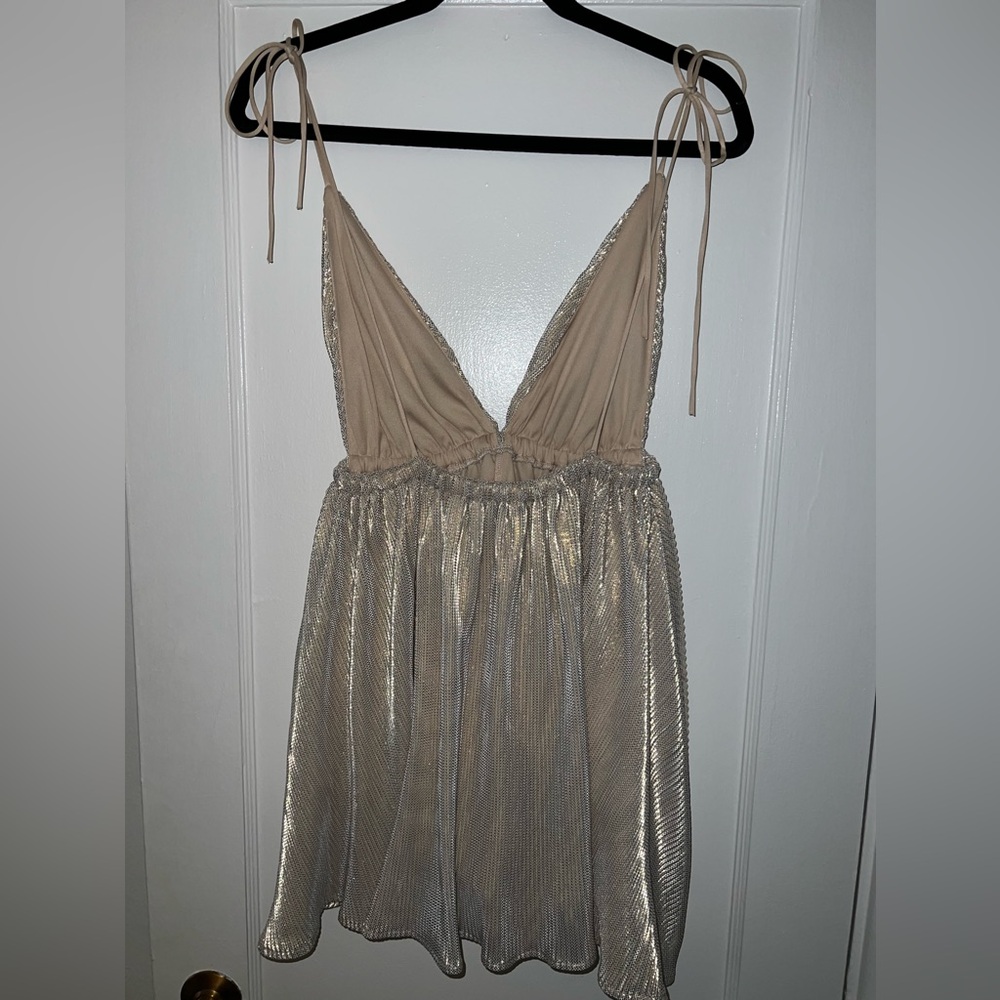Metallic Mini Dress - Picture 2 of 2